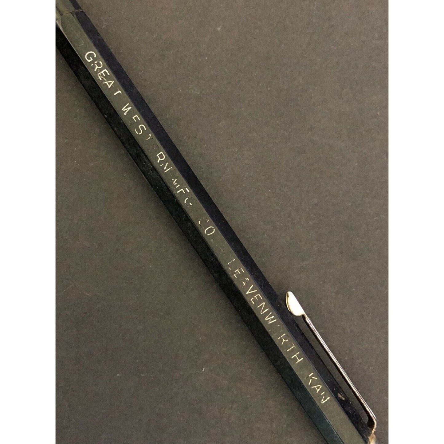 c1940's-50's Great Western Mfg. Leavenworth, KAN" Advertising Mechanical Pencil