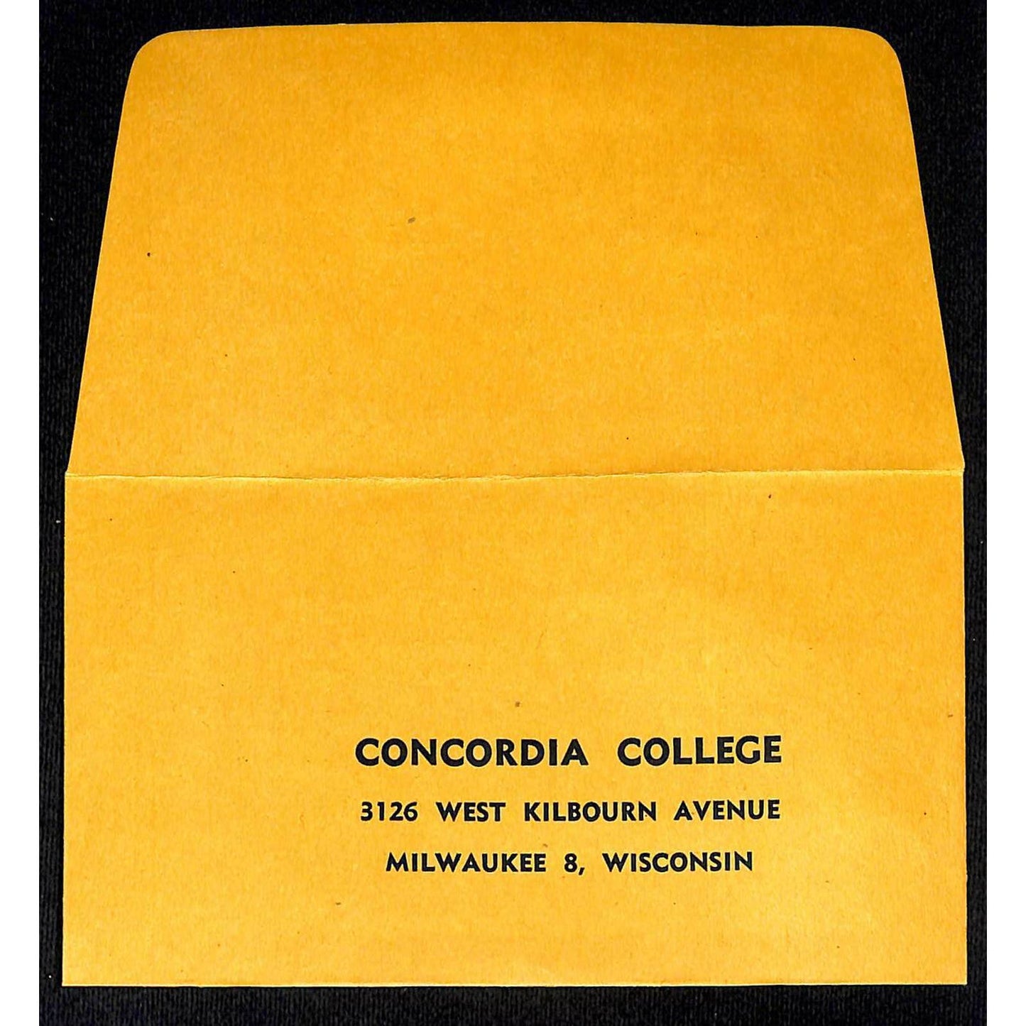 c1940's Concordia Collage Milwaukee New Administration Building Pledge Envelope