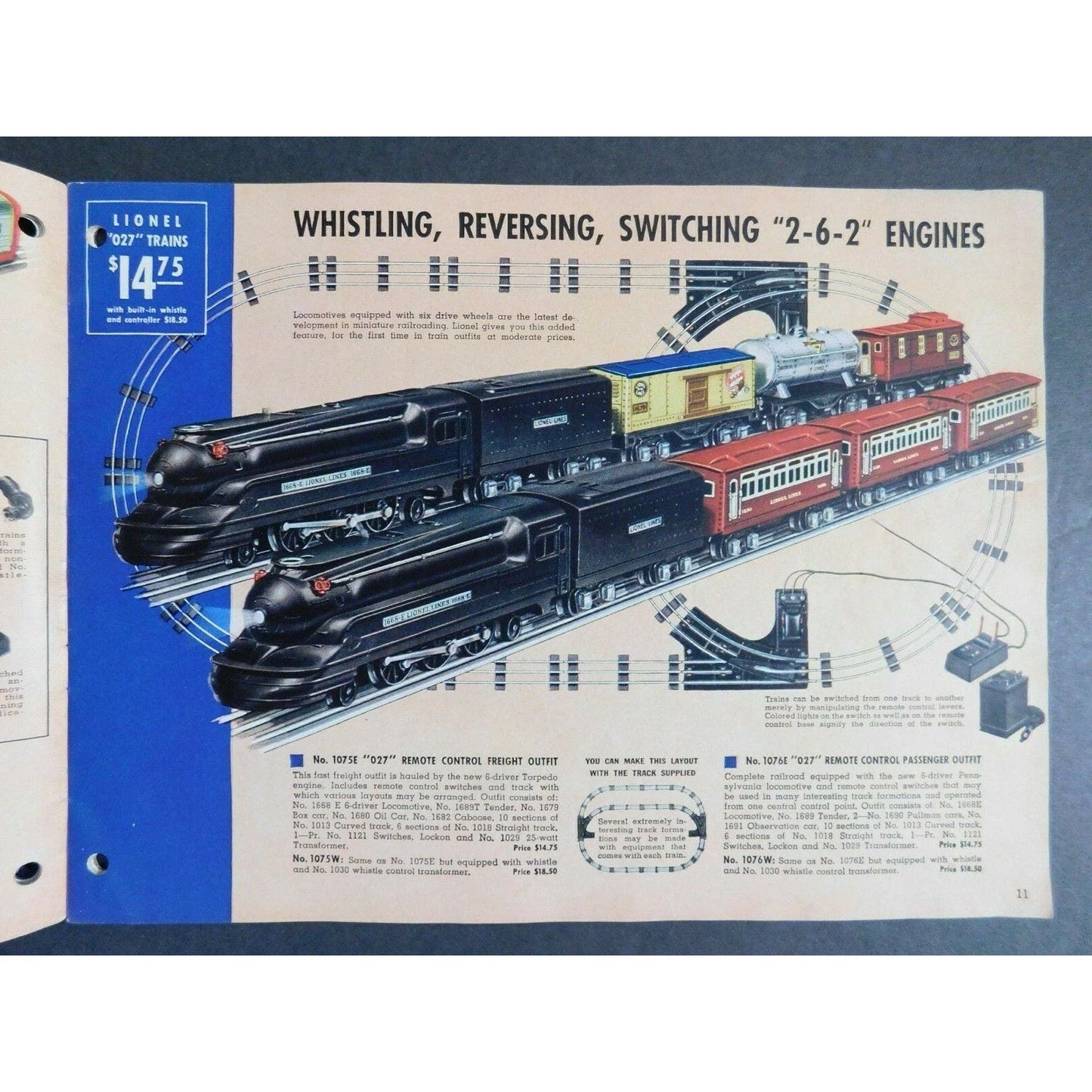 Scarce Original 1937 Lionel Electric Trains Catalog 46 pg. VGC Gary Nelson Coll.