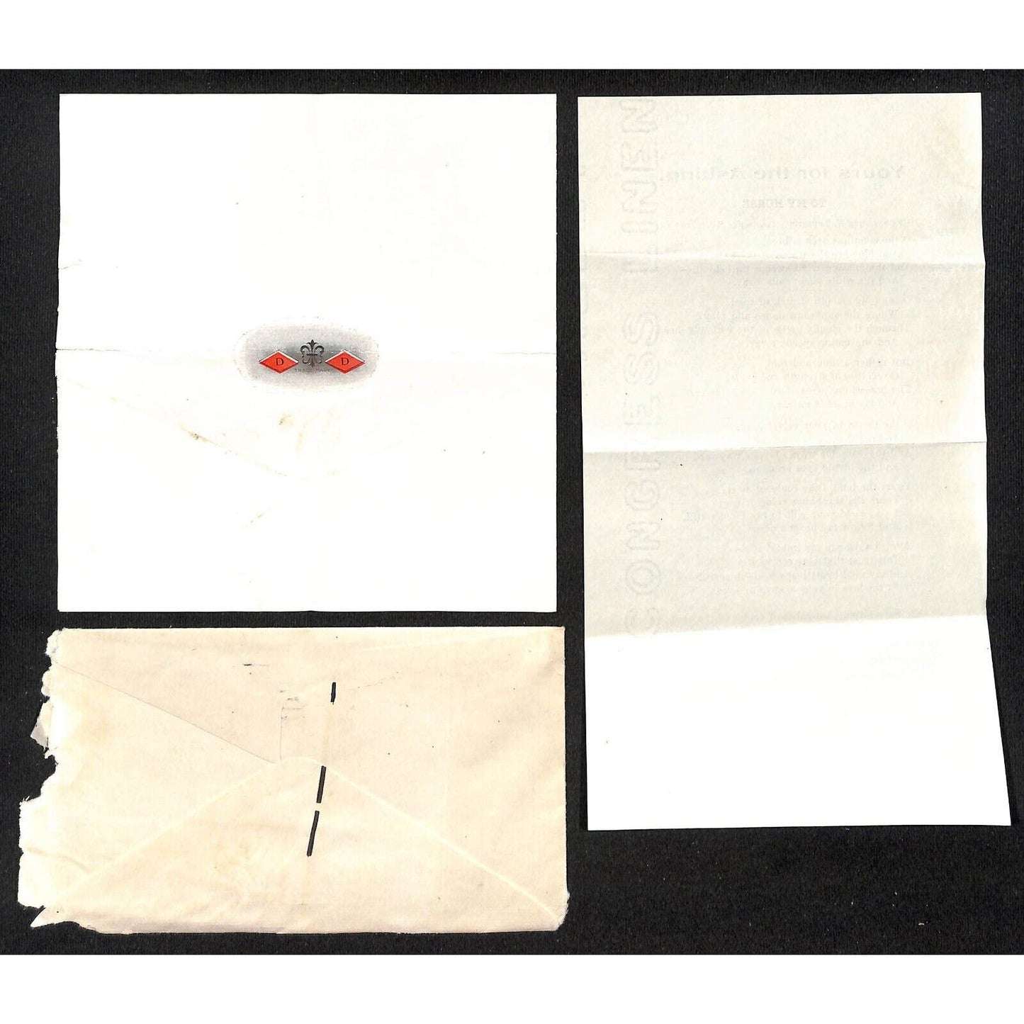 Akron, OH Diamond Rubber Co. 1907 Adv. Poem, Flyer & Cover to Buford*