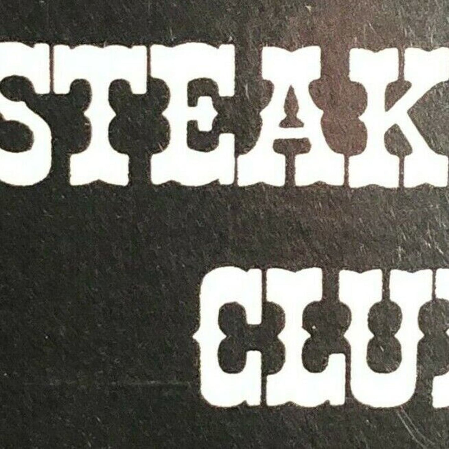 1970's-80's Full Matchbook - "The Steak Club" Wethersfield Windsor Locks, CT