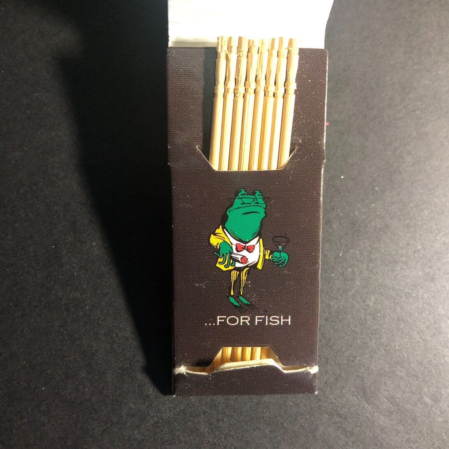 Naperville Hugo's Frog Bar Fish House Restaurant Matchbook-Style Toothpick Pack