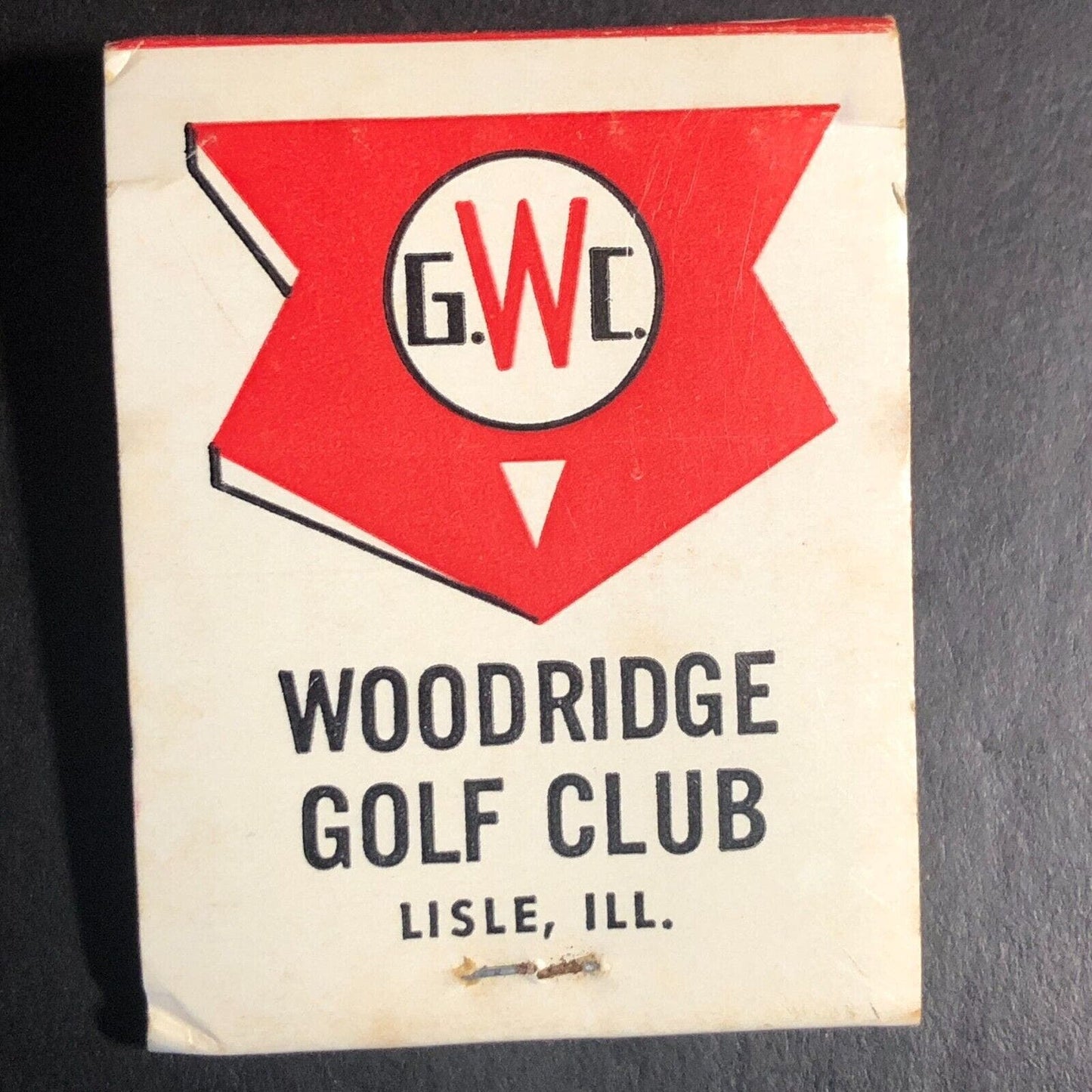 Woodridge Golf Club Lisle, IL Full Matchbook c1968-73