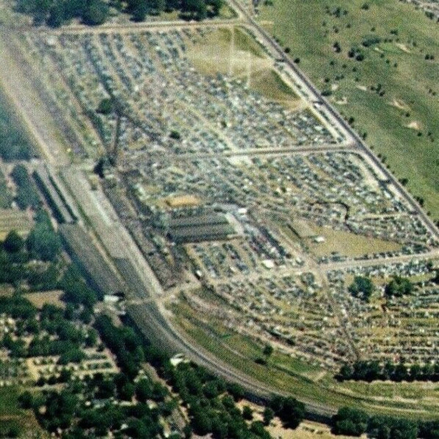 Indy 500 RPPC Postcard 1950 "Aerial View 500 Mile Speedway" Unposted VGC