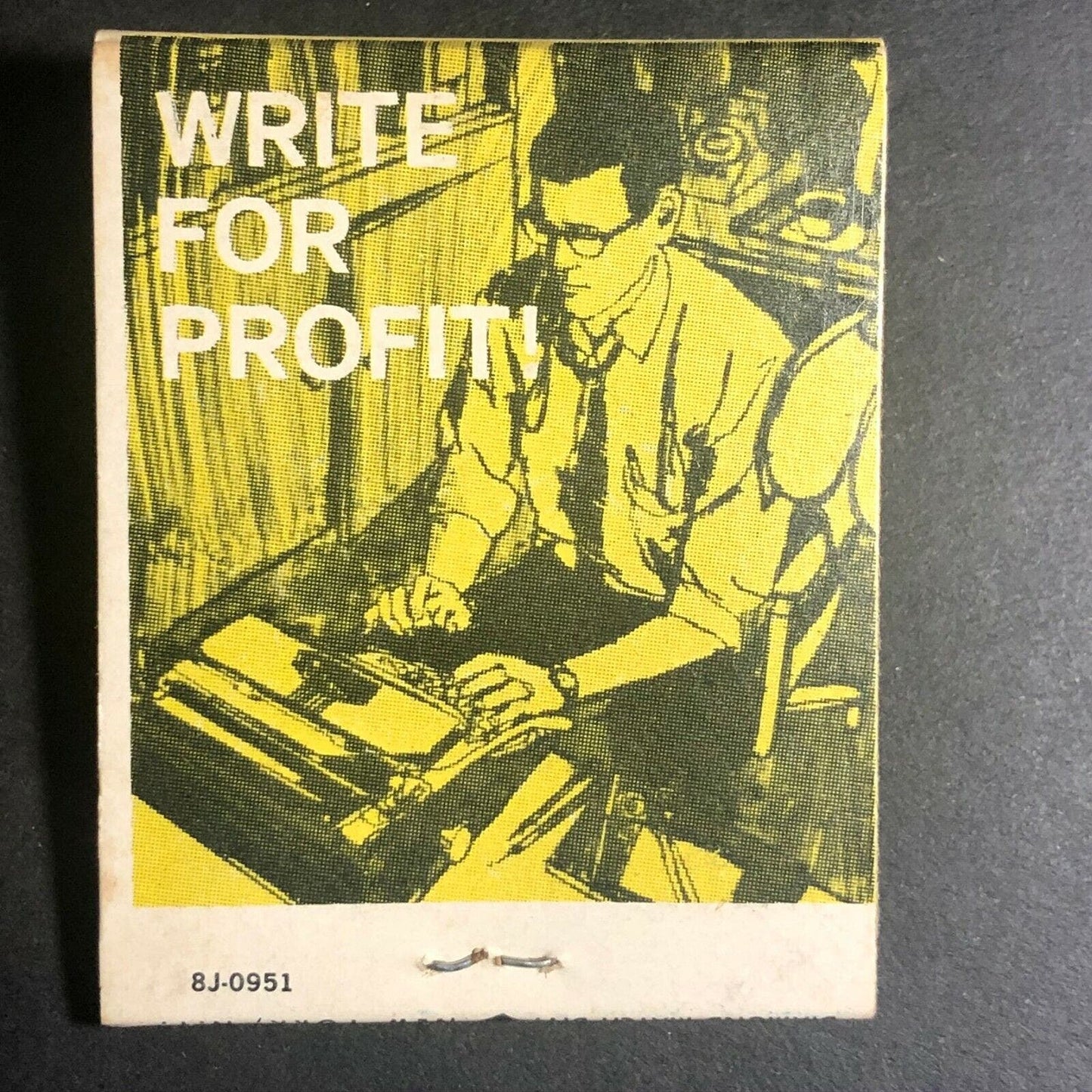 1960's-70's Full Matchbook - "Write For Profit!" "Free Writing Talent Test"