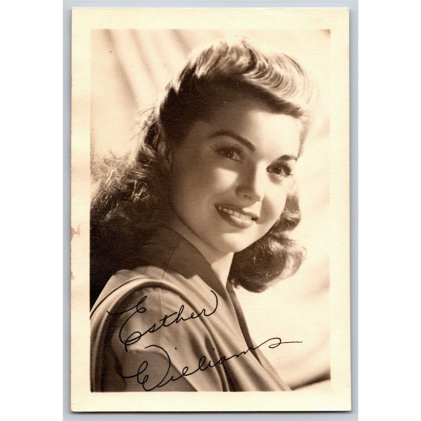 Esther Williams Leading Lady Promo Card - Ken Prag Coll. - VGC