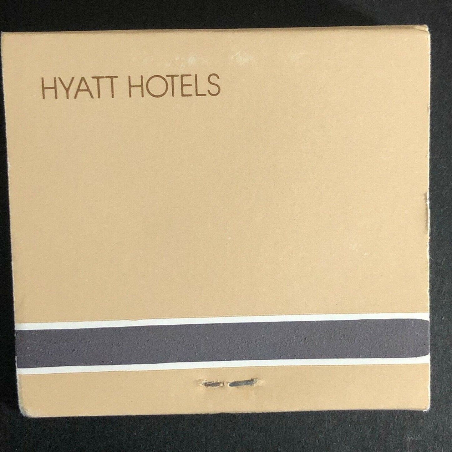 Vintage c1980's Full Matchbook "Hyatt Hotels" Reservations