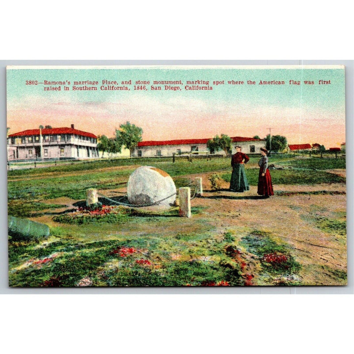 Vintage c1915 Postcard "Ramona's Marriage Place - Southern California"