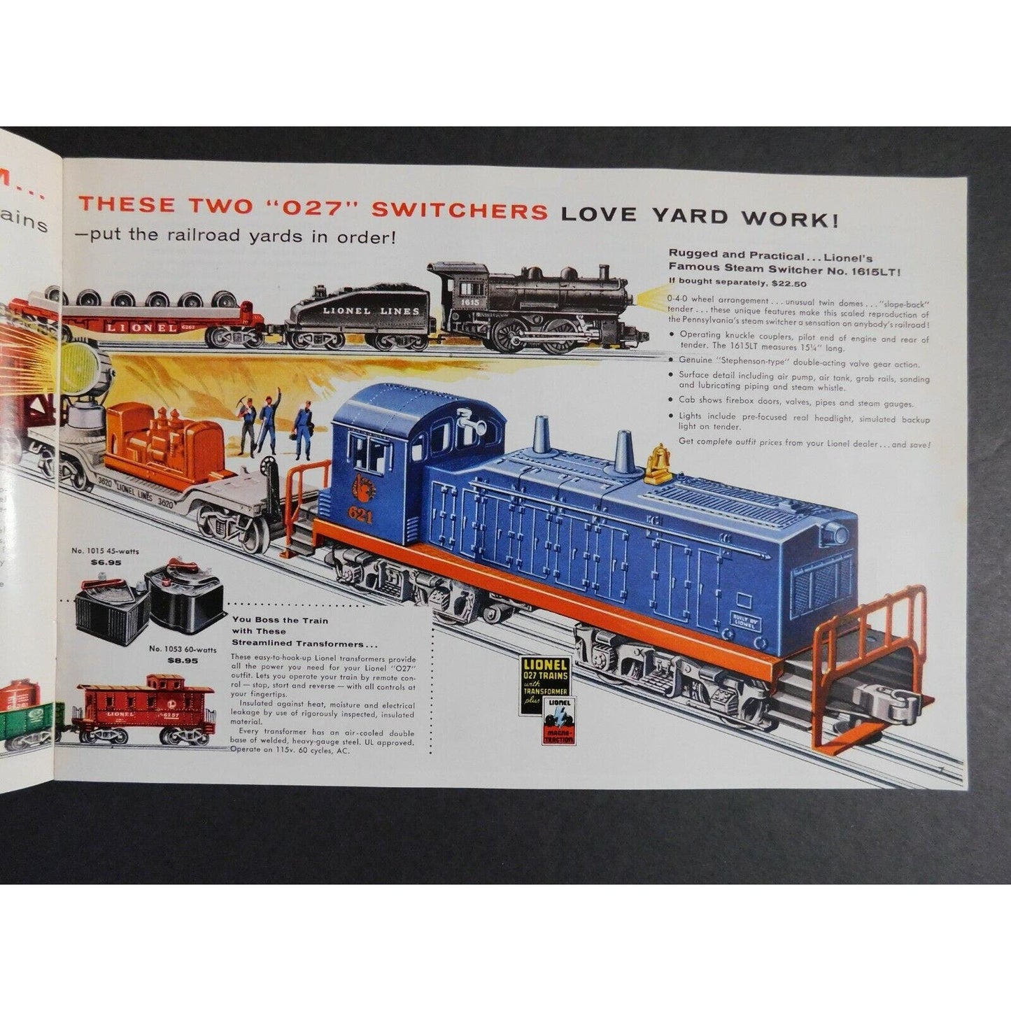 Original 1956 Lionel Electric Trains Catalog 39pgs. VGC/EXC Gary Nelson Coll.