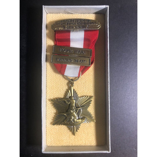 1958 Northwest Sportsmen's Four Man Winning Team Rifle Shooting Medal