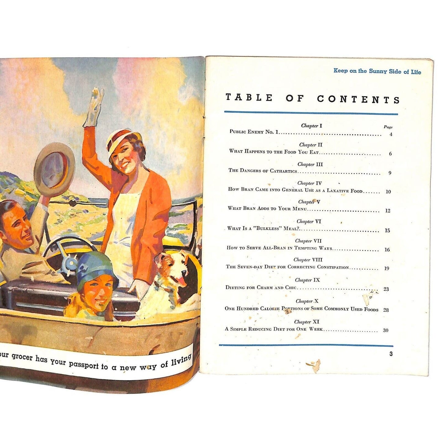 Kellogg "Keep on the Sunny Side of Life" Booklet c1935-45 32pp