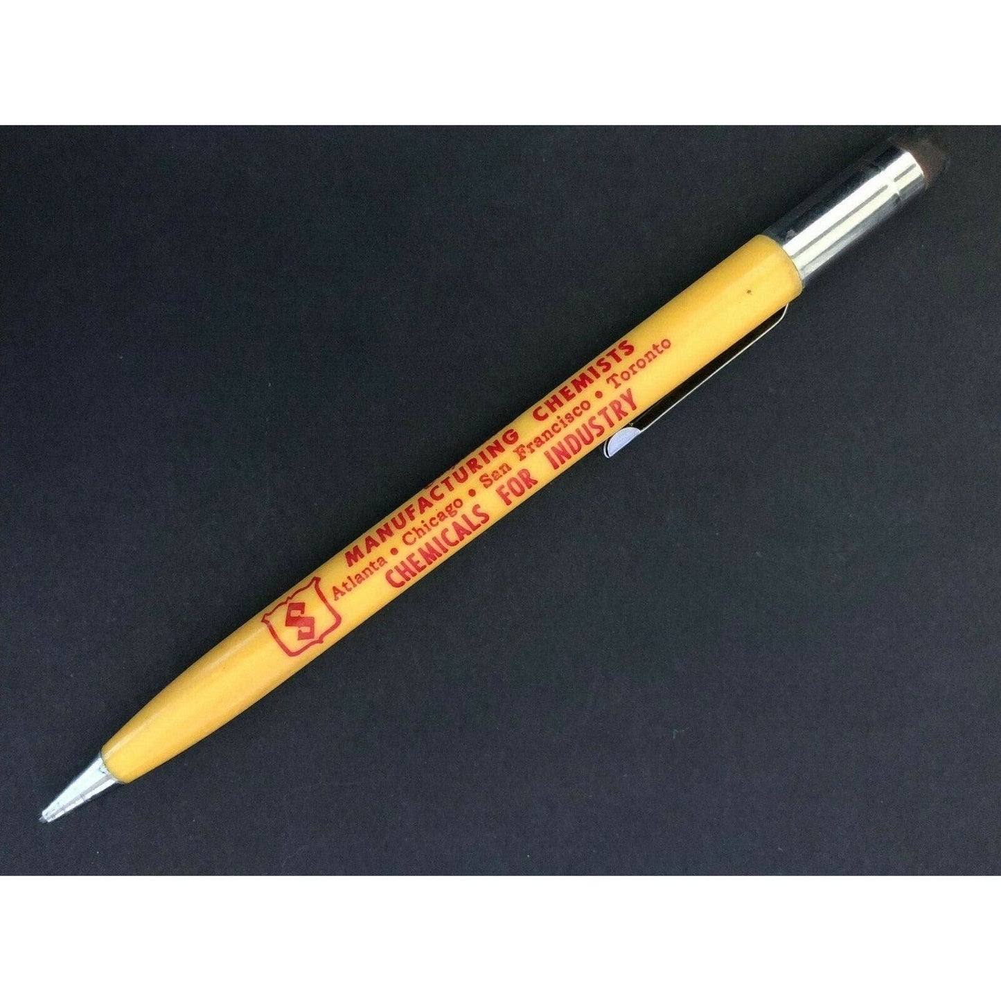 c1950's-60's "The Sanfax Corp. Chemicals for Industry" Mech. Advertising Pencil