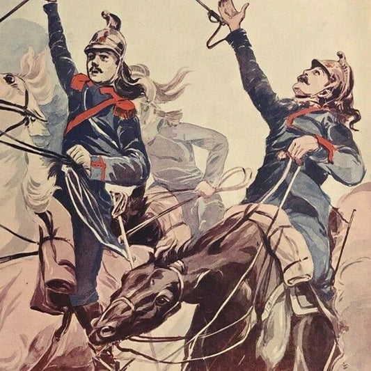 Vintage WWI Sheet Music "Charge of the Uhlans"