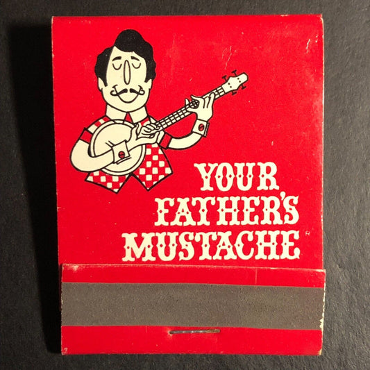 "Your Father's Mustache" Restaurant? Full Matchbook c1968-73