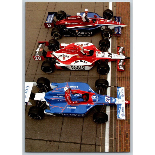 c2004 Indy 500 - Front Row Shot - Motor Speedway NOS 4" x 5 3/4" Postcard