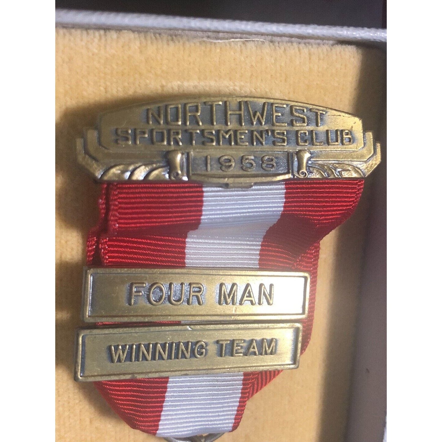 1958 Northwest Sportsmen's Four Man Winning Team Rifle Shooting Medal