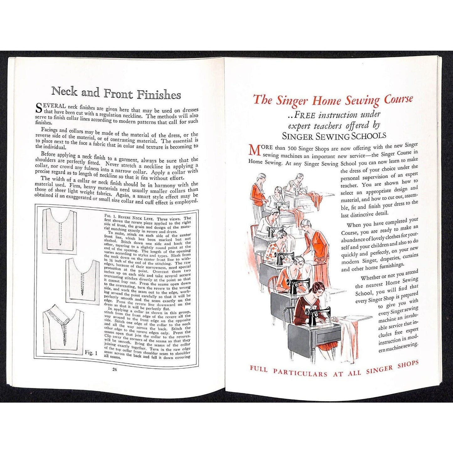 How to Make Dresses The Modern Singer Way Booklet 1930 48pp Singer Sewing VGC