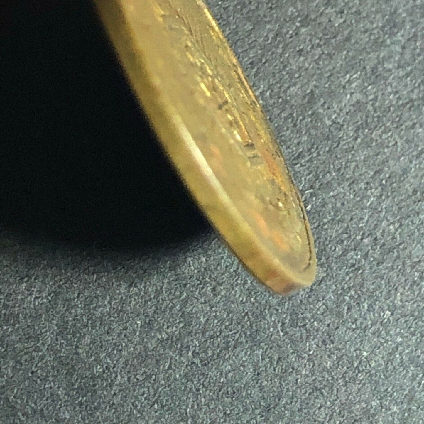 17.66mm Brass "2 1/2" Radiant Wreath Gaming Counter / Token - Fauver Collection