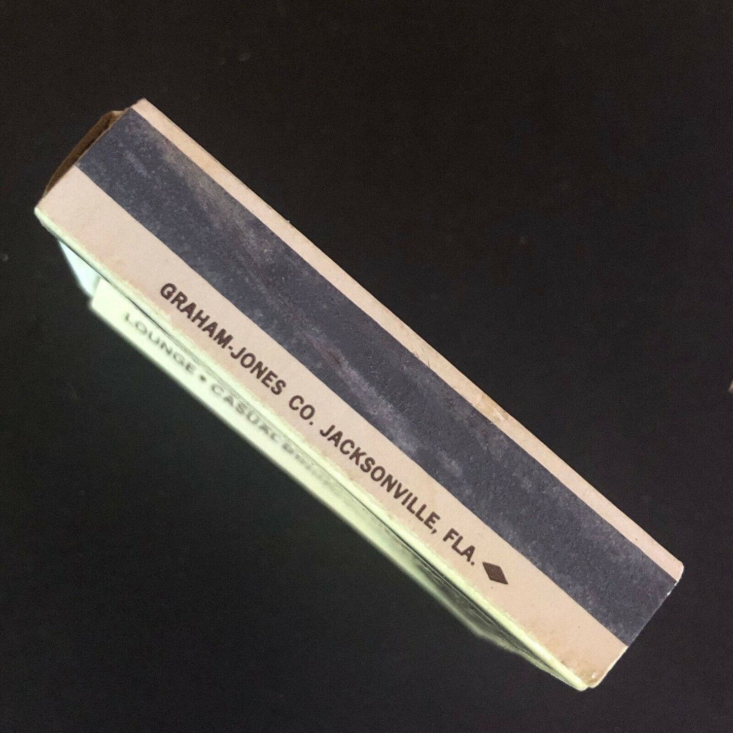 c1970's-80's Wooden Matchbox Matchbook "Hatch Cover Restaurant" Ft. Myers, FLA