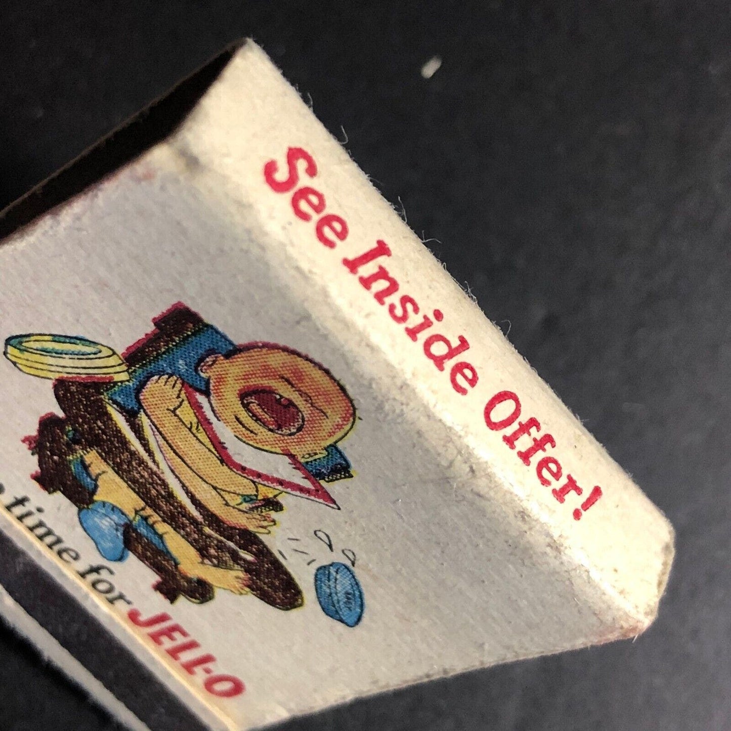 JELL-O Jello Crying Baby Twinkles Recipe Matchbook 1953 Full 20-Strike Scarce