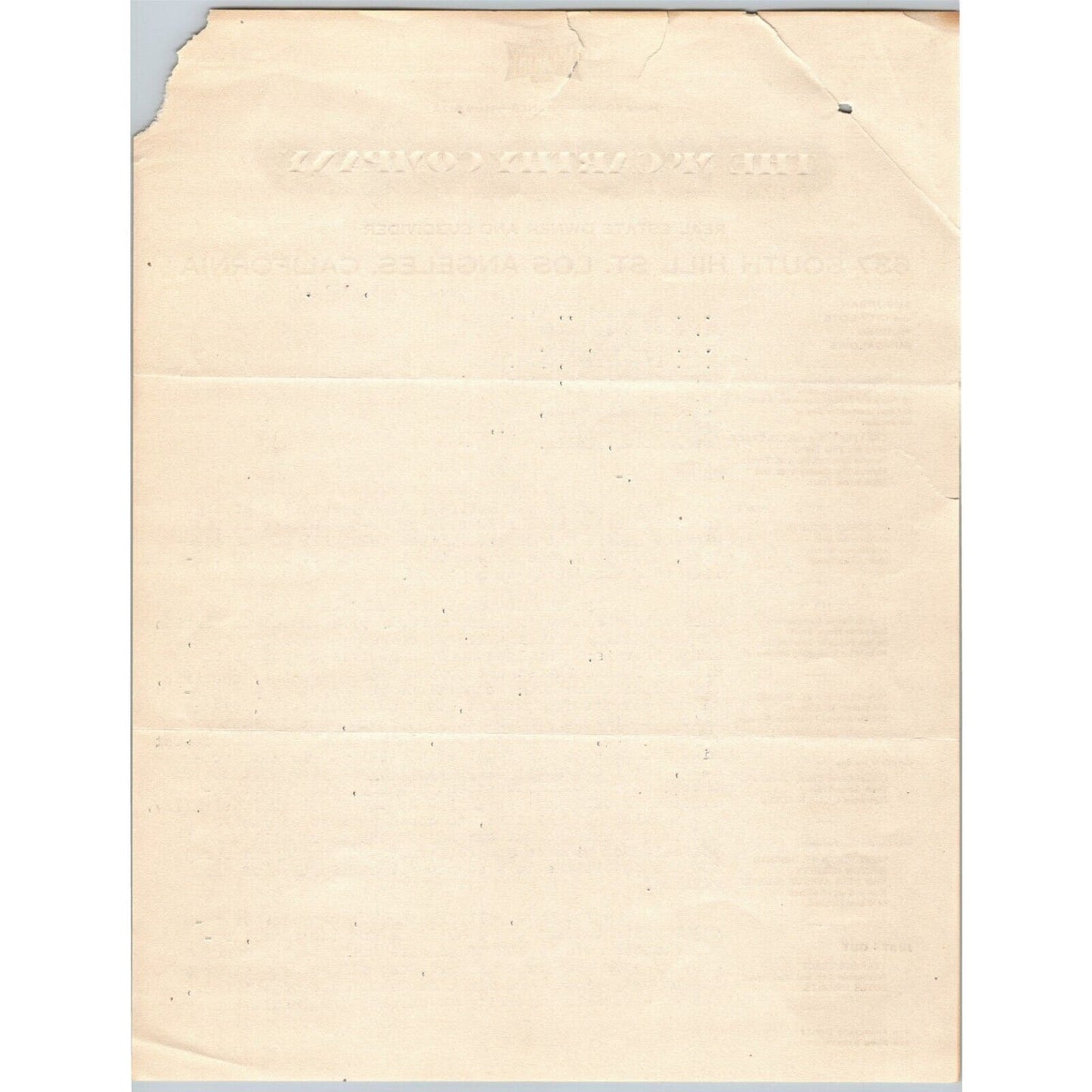 McCarthy Co. Real Estate Owner 1916 Letterhead re: "Moral Responsibility" 2pp