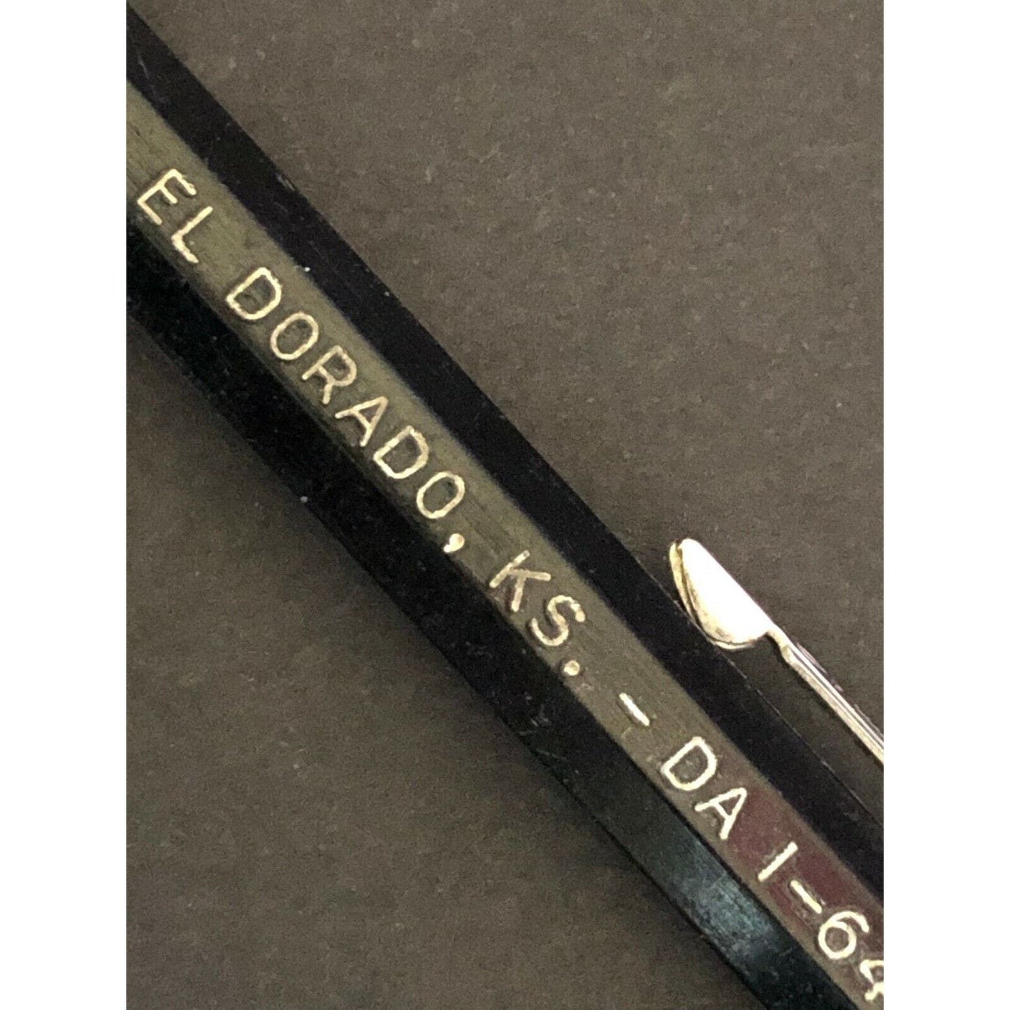 c1940's-50's "First Supply Co. El Dorado, KS" Bakelite? Mech Advertising Pencil