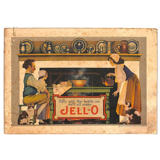 Jell-O Recipe Booklet "Polly Put the Kettle On" c1924 18pp. w/ Cats