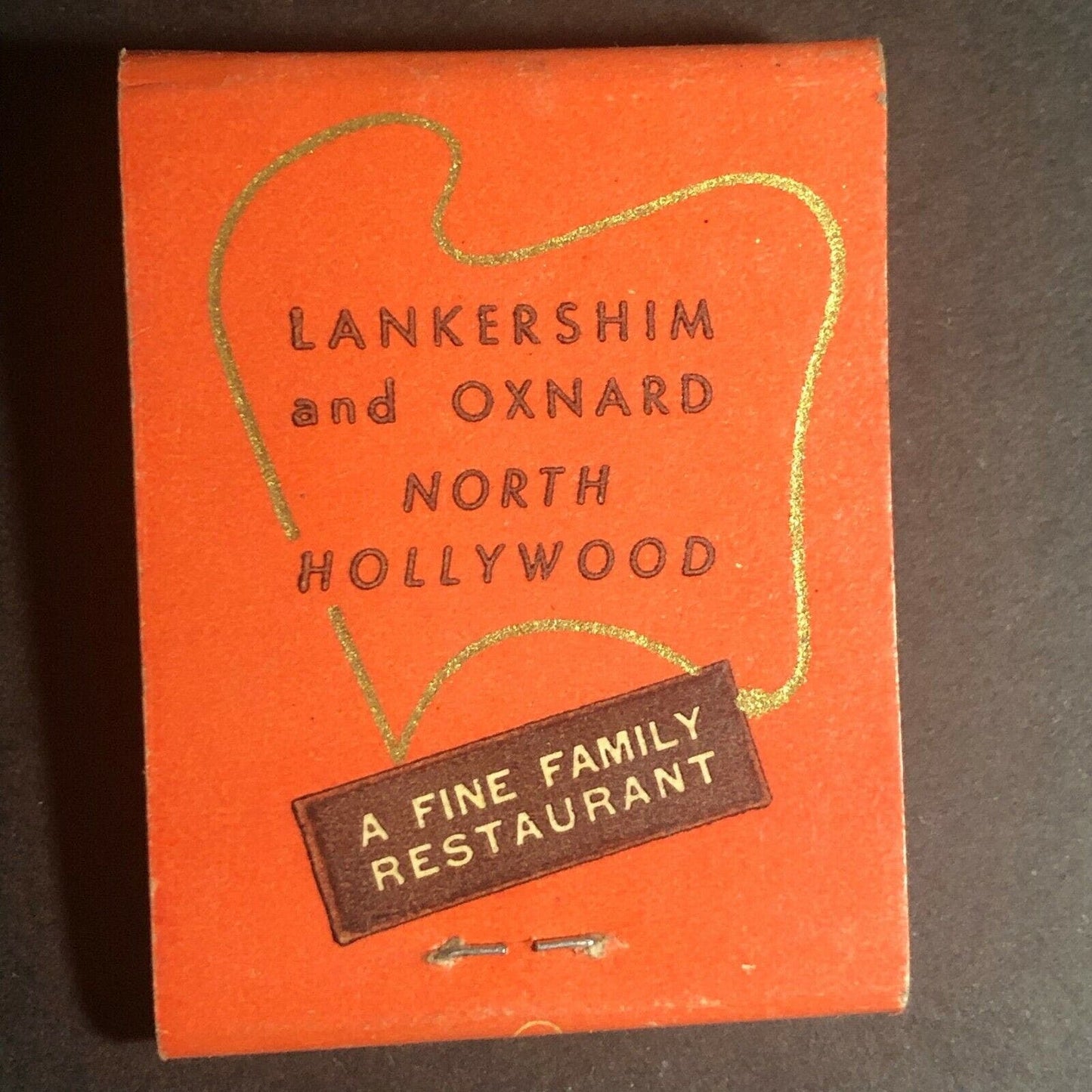 Scarce c1940's-50's Full Matchbook Hody's Restaurant North Hollywood, CA