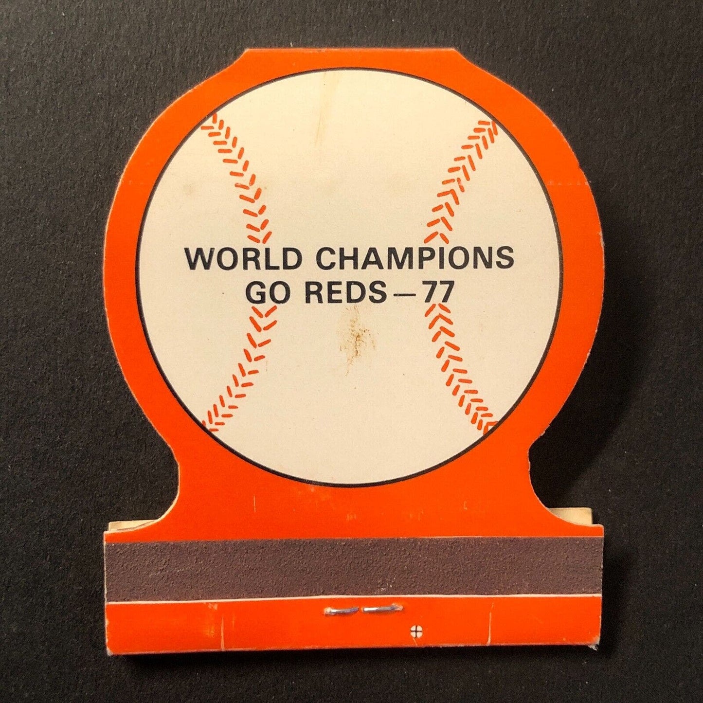 Cincinnati Reds 1977 Full Matchbook Complements of Hunter Savings Scarce