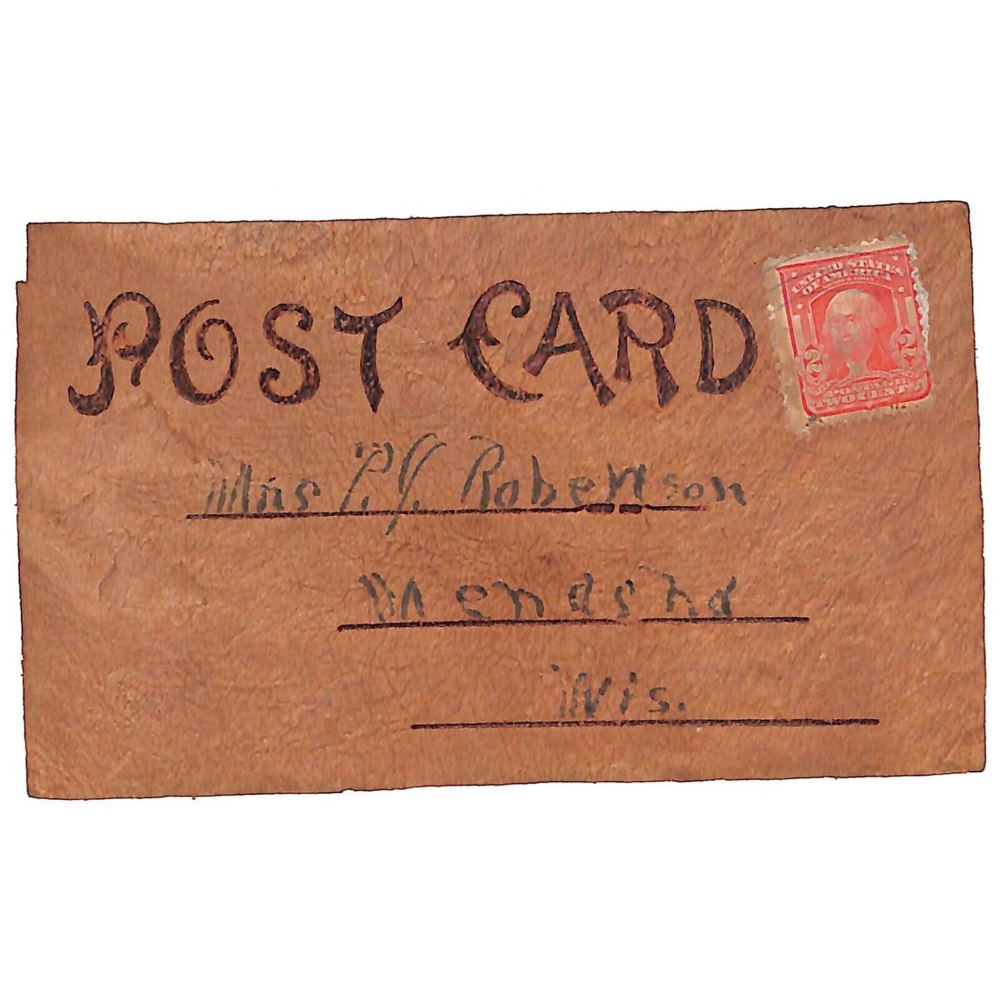 Funny Leather Postcard "You Auto...." Automobile Humor