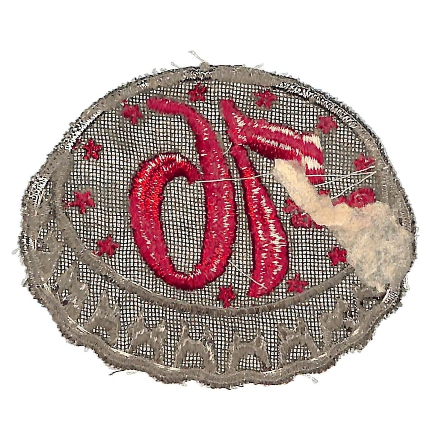 "Drink Ice Cold 76" Bottle Cap Embroidered Soda Patch c1950's VGC Scarce