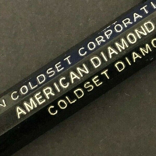 c1940's-50's American Coldset Diamond Drills Patterson, NJ Mech. Adv. Pencil