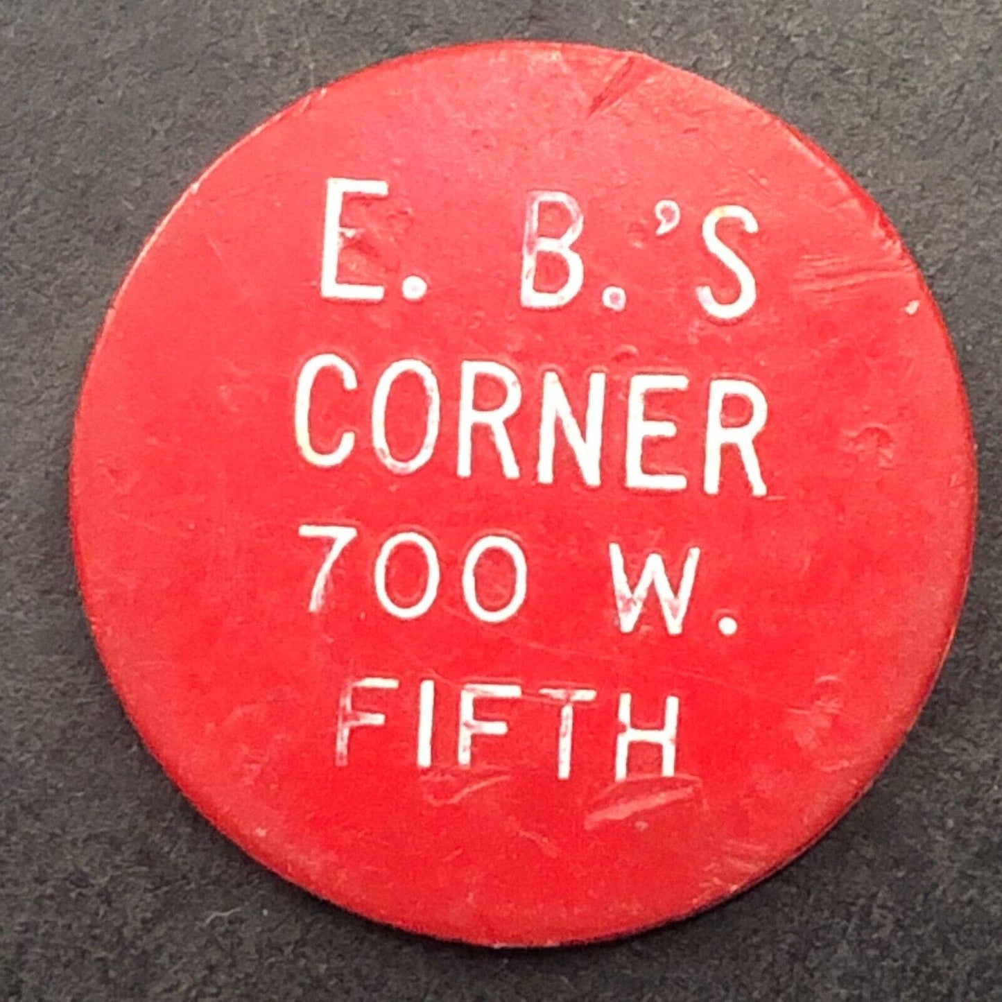 E.B.'s Corner (Winona, MN) Plastic G/F 25¢ In Trade Token c1970's