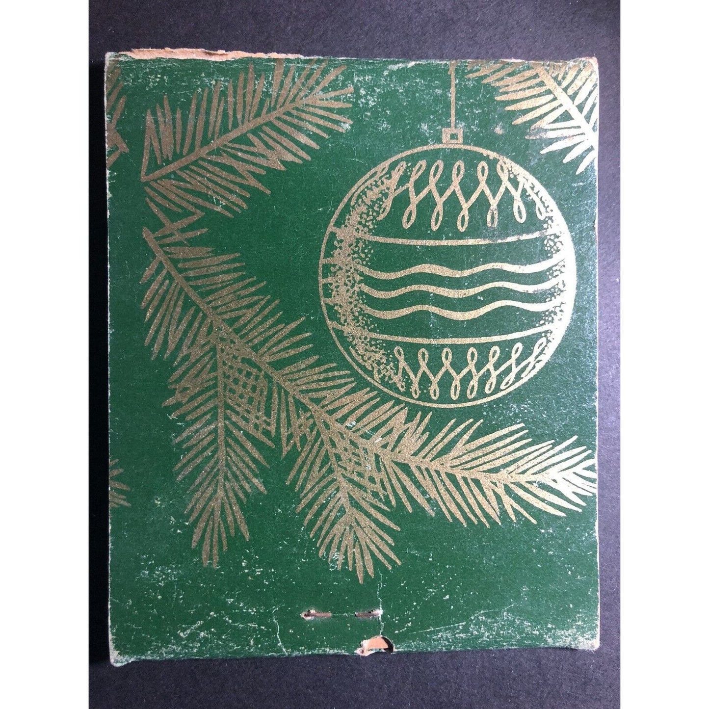Giant Stuft Shirt Restaurant Printed Stick Christmas Matchbook - c1950's-60s