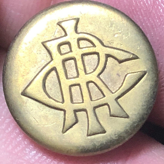International Railway Company IRC Brass Uniform Button 1/2" Extra Quality