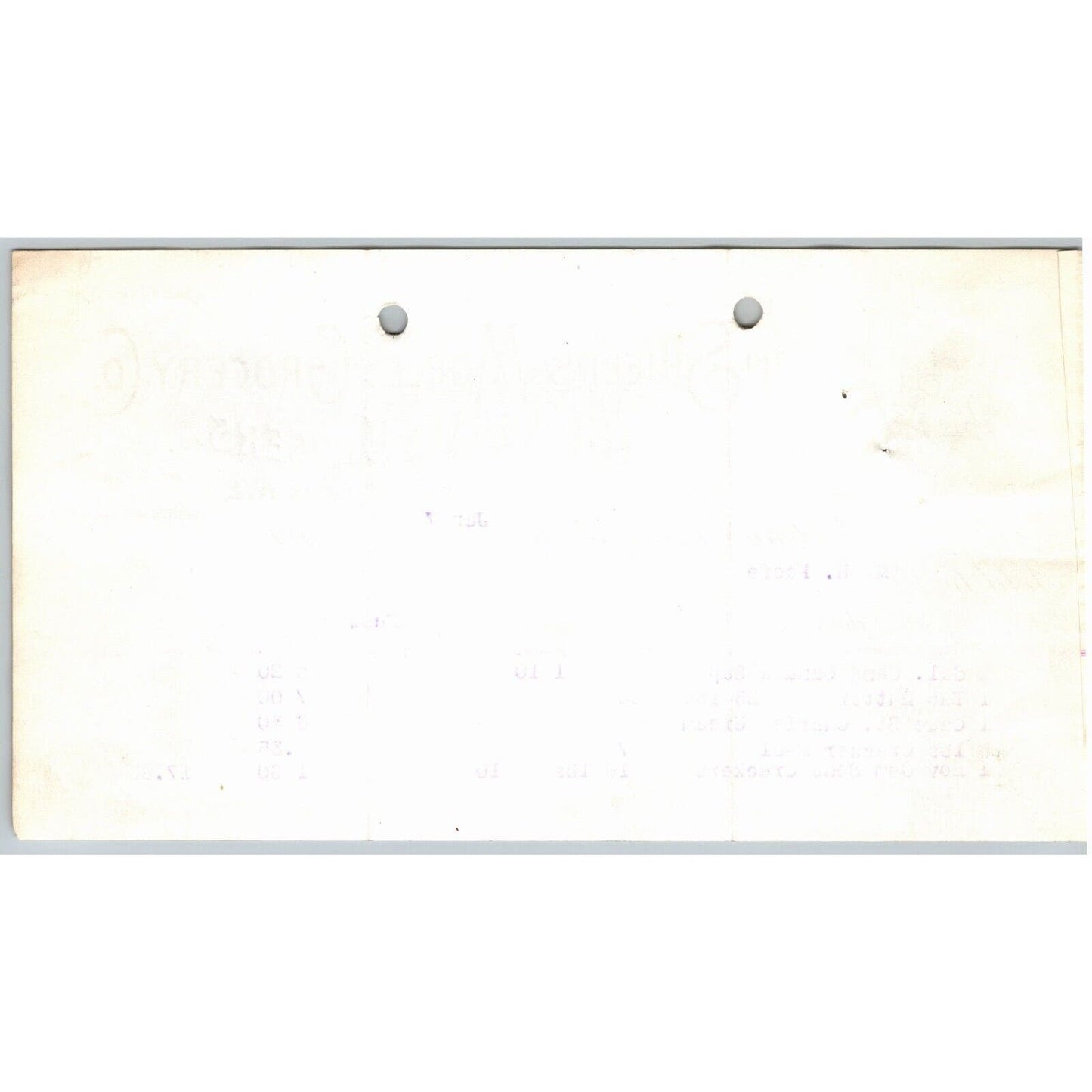 c1895 Shields-Morley Grocery Colorado Springs Letterhead M.H. Keefe Canada Sap