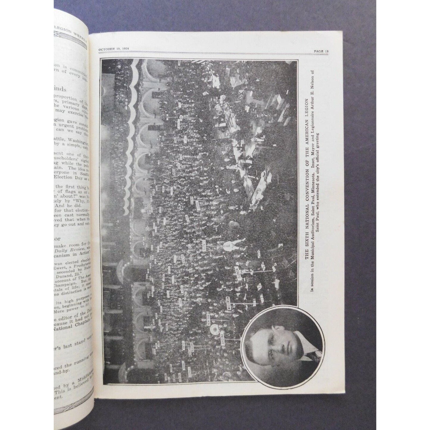 "The American Legion Weekly" Oct 1924 - 30 pgs.