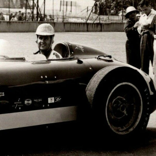 Indy 500 RPPC Postcard "1953 Bill Holland" Official Race Photo Unposted VGC