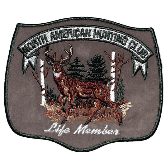 North American Hunting Club Large Vintage Embroidered Patch c1970's-80's - VGC