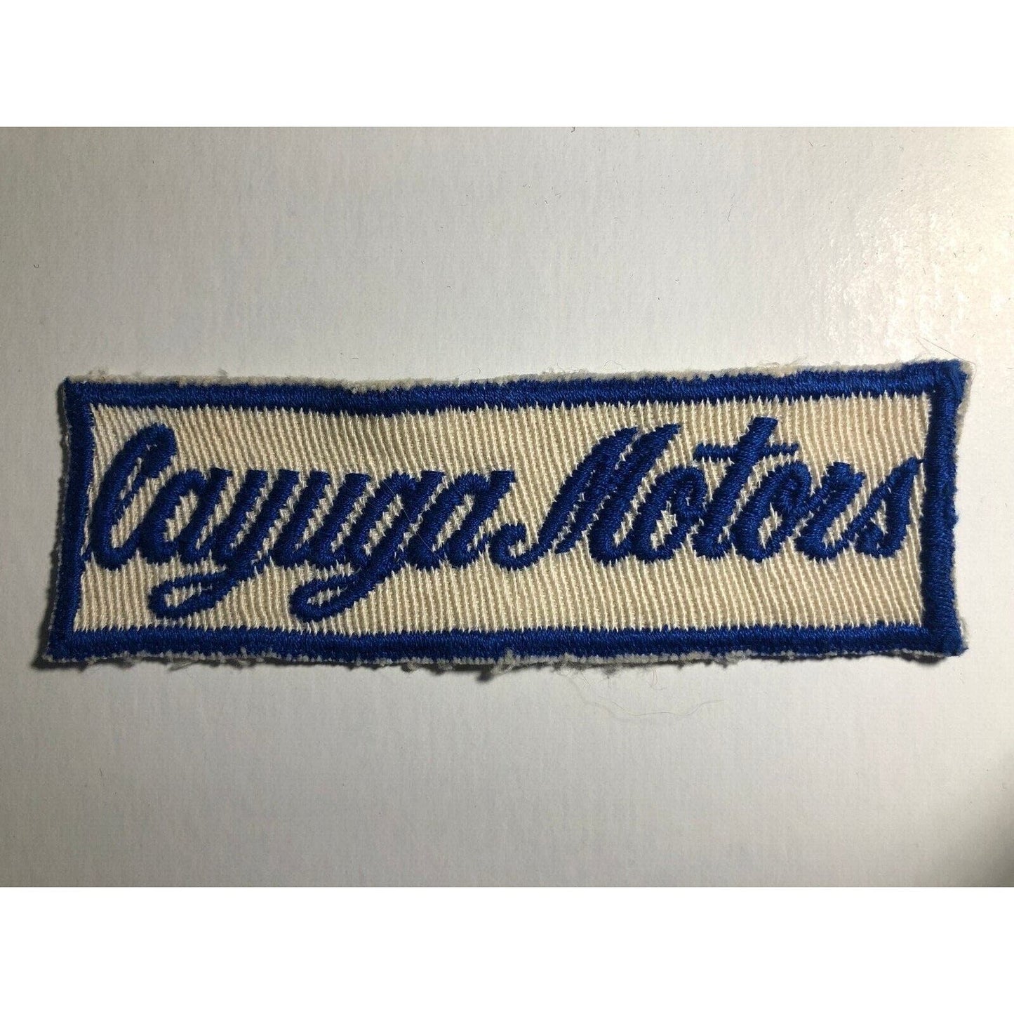 Cayuga Motors Vintage Embroidered Patch c1960's-70's