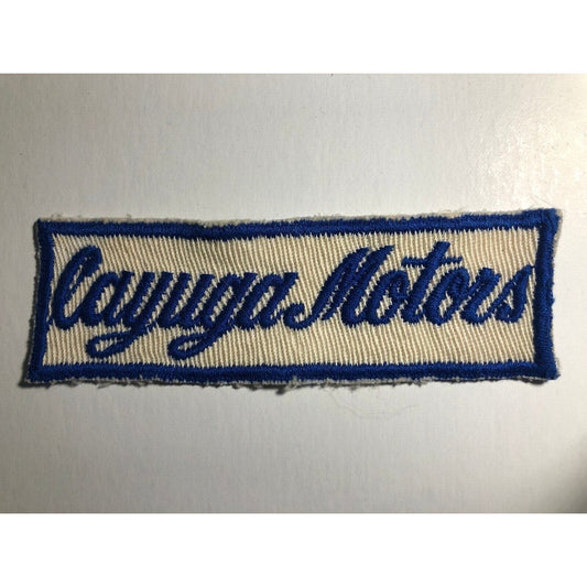 Cayuga Motors Vintage Embroidered Patch c1960's-70's