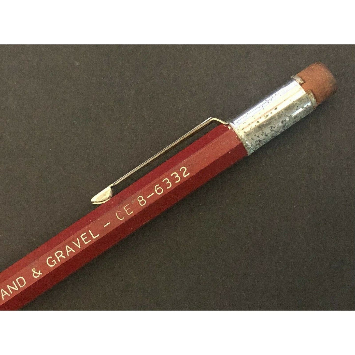 c1940's-50's Junction City Sand & Gravel (Kansas) Mechanical Advertising Pencil
