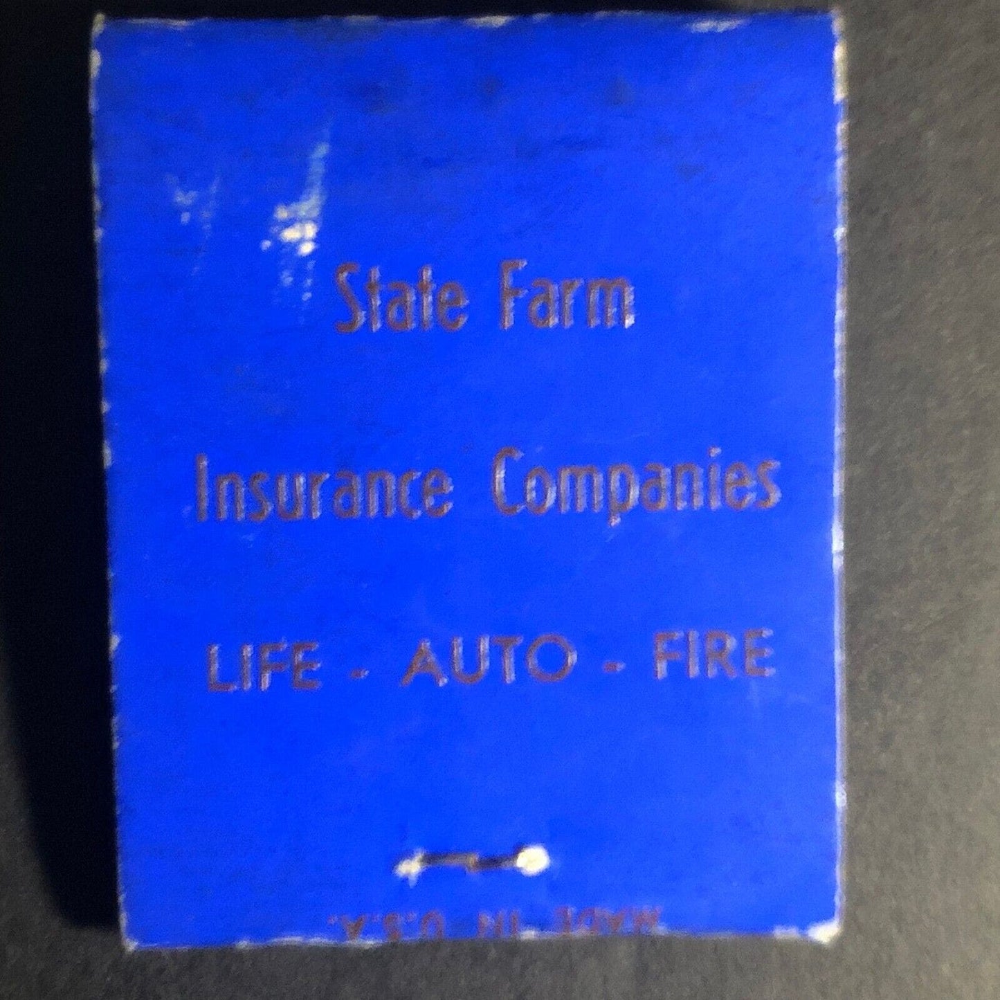 A.W. Chandler Norwalk CA State Farm Ins Matchbook c1940's Full 20-Strike VGC