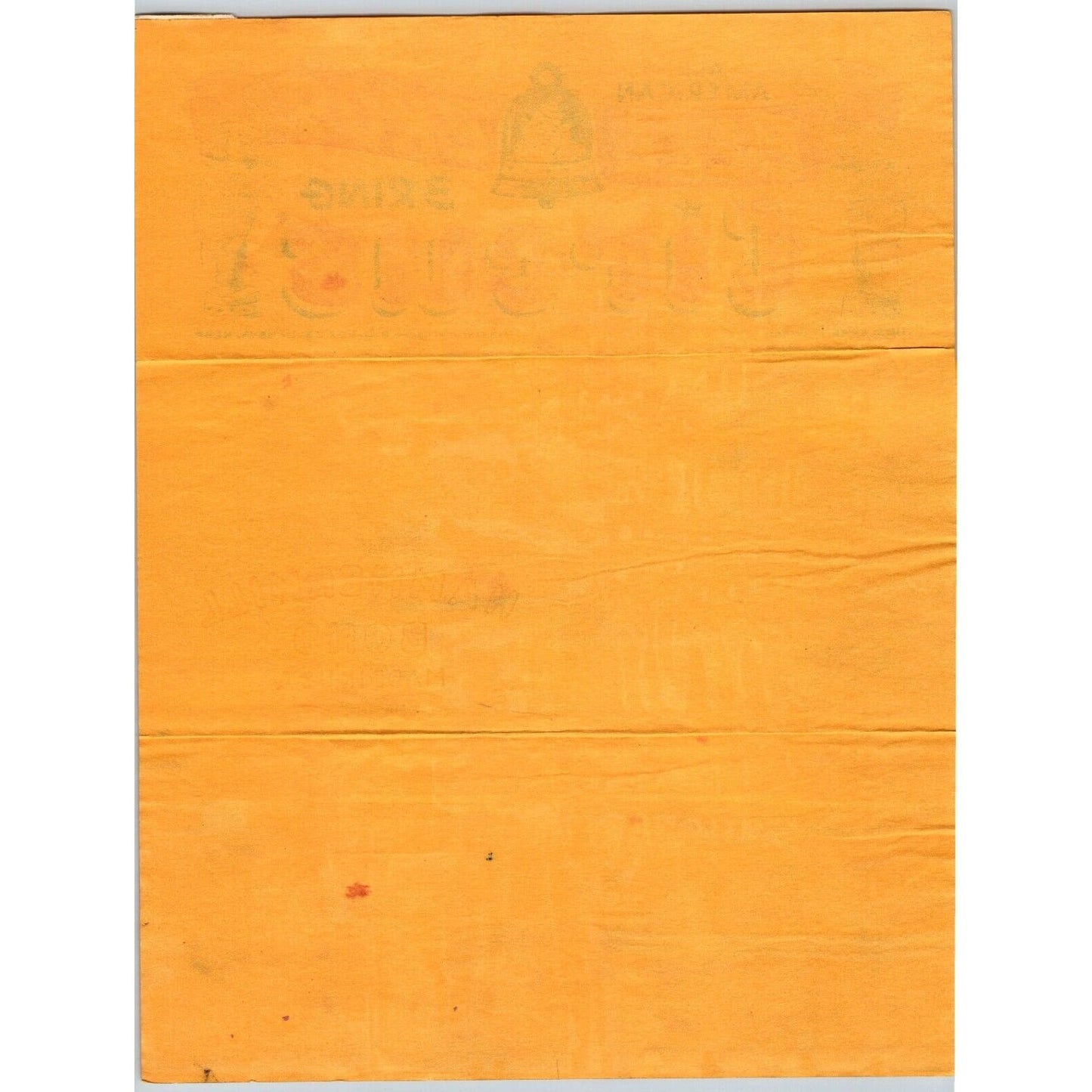 Bell Bros. 3 Ring Circus Letterhead c1945 Geneva, NE Elephants Scarce