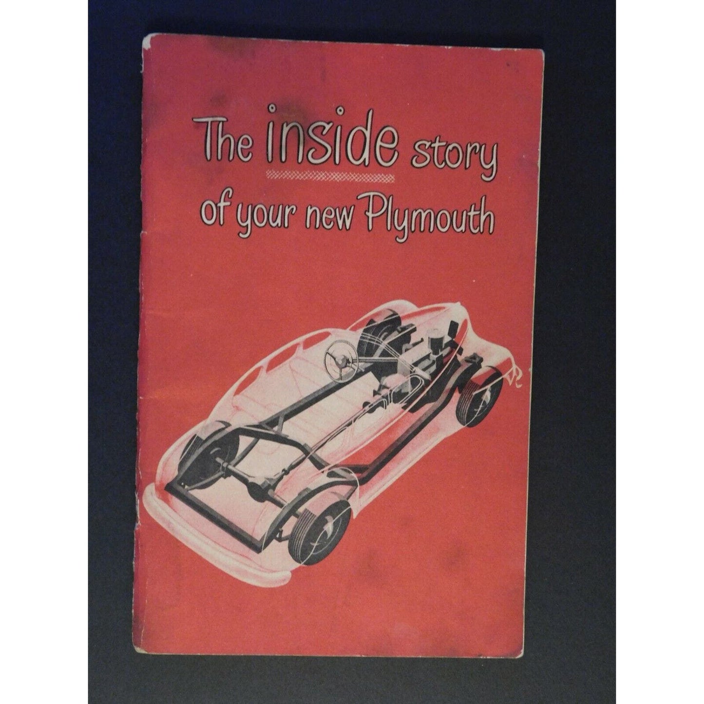 1947 Plymouth 48pg "The Inside Story" Booklet w/cover & Mopar Radio Man