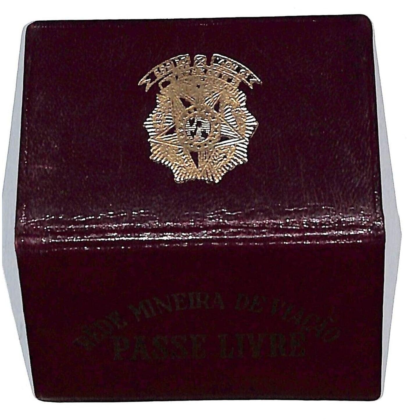 1960 Texas and Pacific Railway Portuguese Erroviaria Federal Pass w/ Holder