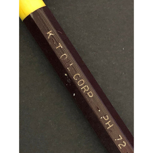 c1940's-50's "K-T Oil Corp" Kansas Tub Kyle Pat Knipe Mechanical Advertising Pen