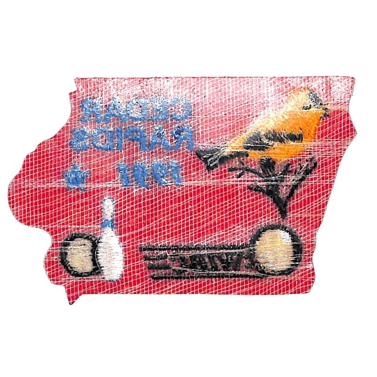 1991 Cedar Rapids WIBC Embroidered Bowling Patch