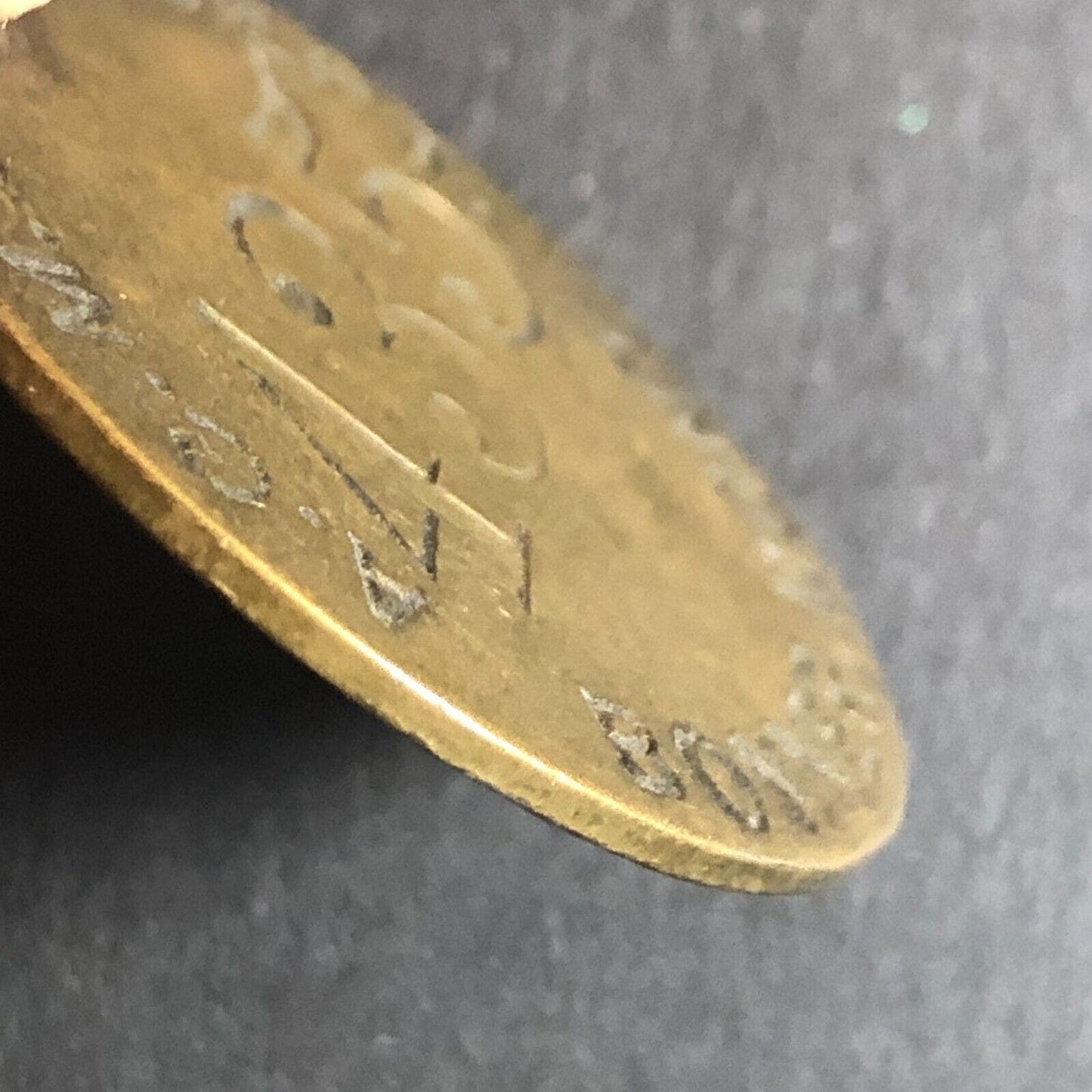 Anaconda Copper Mining Co. Bonner, MT Saw Mill Brass Tool Check Tag 32.5mm #435