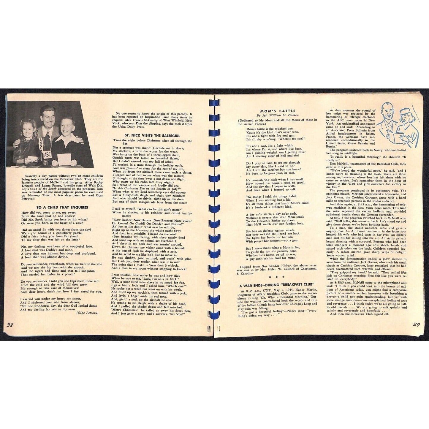 Don McNeil Breakfast Club 1947 Yearbook - (Morning Variety Radio Show)